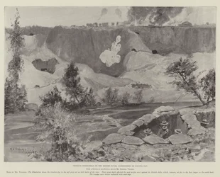 El bastión de Cronje en el río Modder, rendido en el Día de Majuba